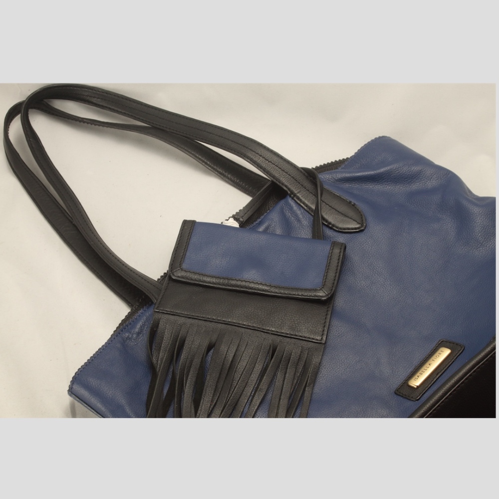 NWOT! Isabella Fiore Raven Tote W/Fold Over Pouch
